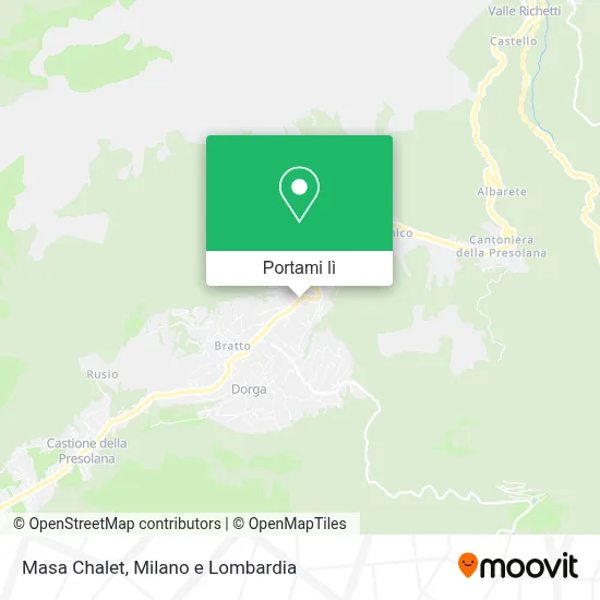 Mappa Masa Chalet