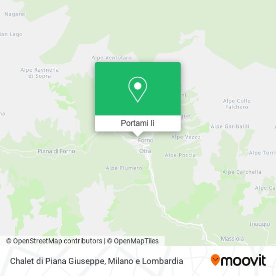 Mappa Chalet di Piana Giuseppe