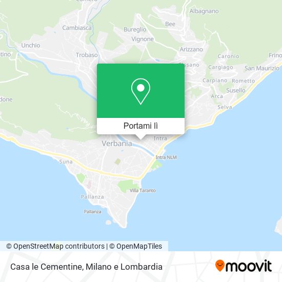Mappa Casa le Cementine