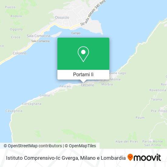 Mappa Istituto Comprensivo-Ic Gverga