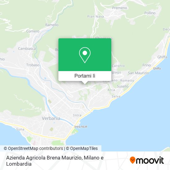 Mappa Azienda Agricola Brena Maurizio