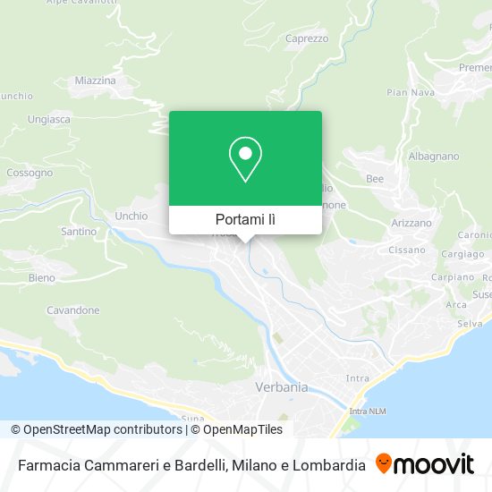 Mappa Farmacia Cammareri e Bardelli