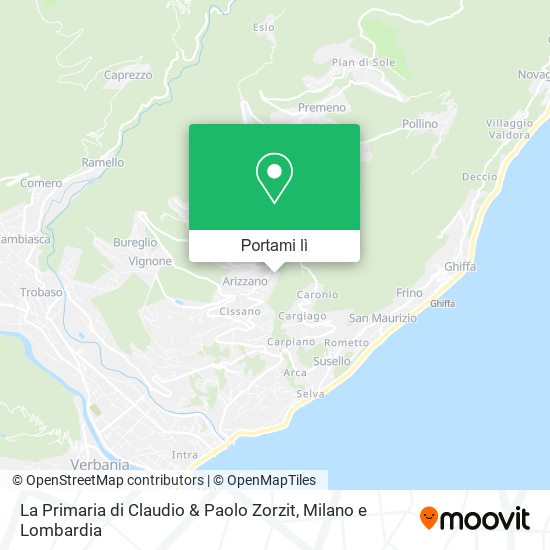 Mappa La Primaria di Claudio & Paolo Zorzit