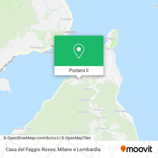 Mappa Casa del Faggio Rosso