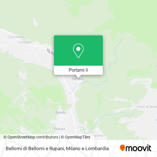 Mappa Bellomi di Bellomi e Rupani