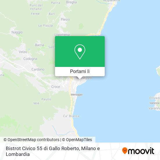 Mappa Bistrot Civico 55 di Gallo Roberto