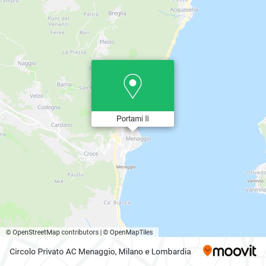 Mappa Circolo Privato AC Menaggio