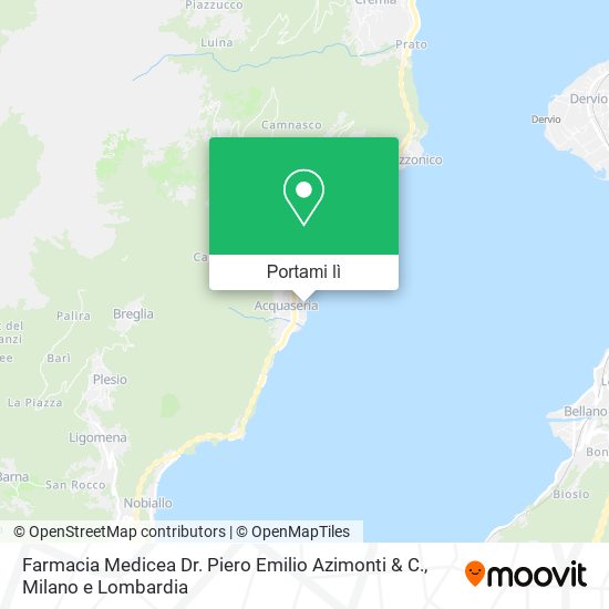 Mappa Farmacia Medicea Dr. Piero Emilio Azimonti & C.