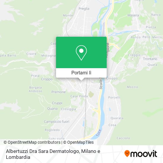 Mappa Albertuzzi Dra Sara Dermatologo