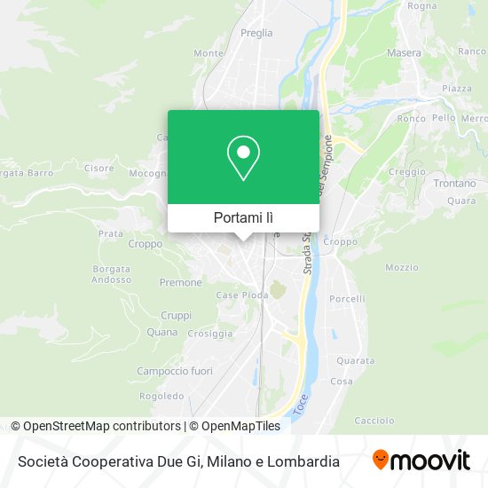 Mappa Società Cooperativa Due Gi