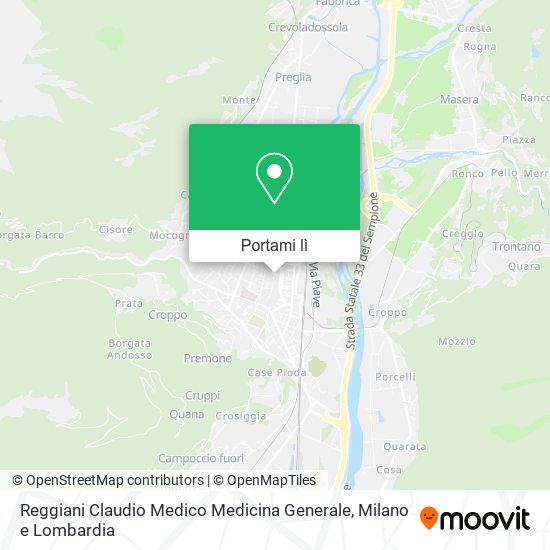 Mappa Reggiani Claudio Medico Medicina Generale