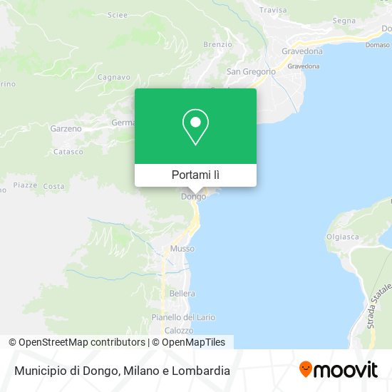 Mappa Municipio di Dongo