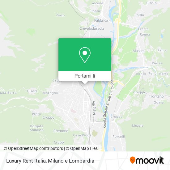 Mappa Luxury Rent Italia