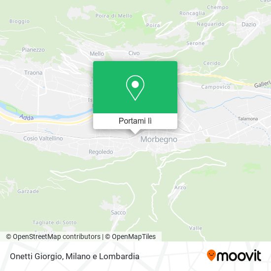 Mappa Onetti Giorgio
