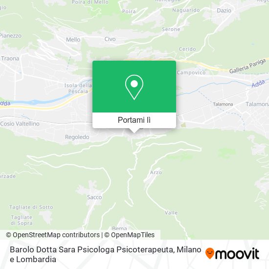 Mappa Barolo Dotta Sara Psicologa Psicoterapeuta