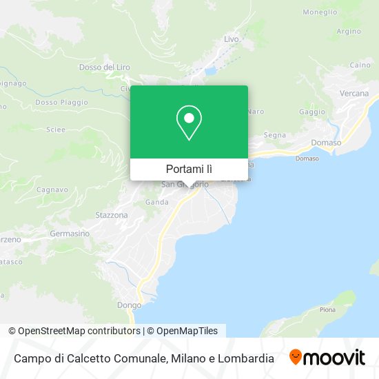 Mappa Campo di Calcetto Comunale