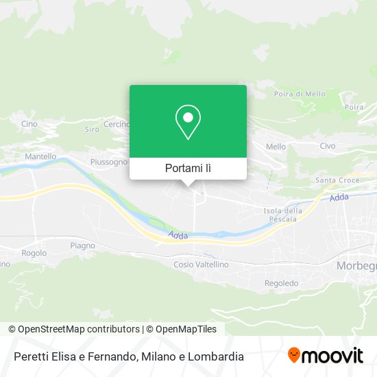 Mappa Peretti Elisa e Fernando