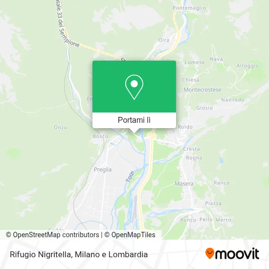 Mappa Rifugio Nigritella