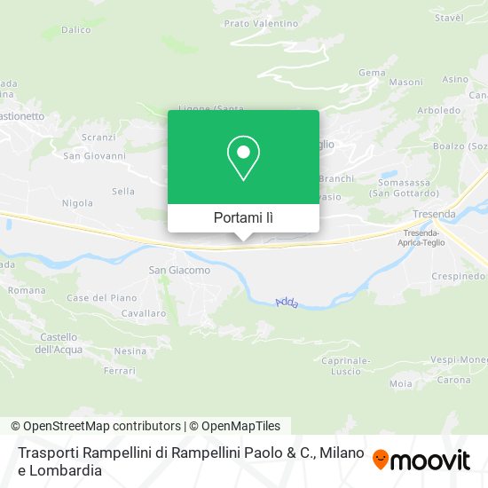 Mappa Trasporti Rampellini di Rampellini Paolo & C.