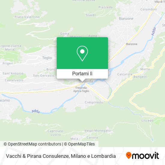 Mappa Vacchi & Pirana Consulenze
