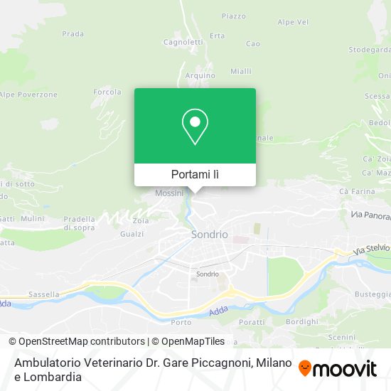 Mappa Ambulatorio Veterinario Dr. Gare Piccagnoni