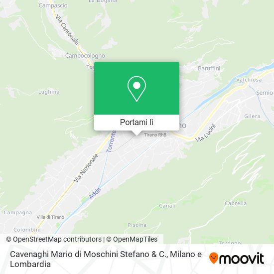 Mappa Cavenaghi Mario di Moschini Stefano & C.