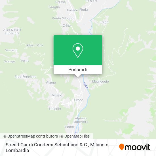 Mappa Speed Car di Condemi Sebastiano & C.