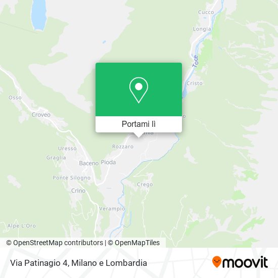 Mappa Via Patinagio 4