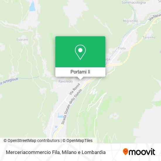 Mappa Merceriacommercio Fila