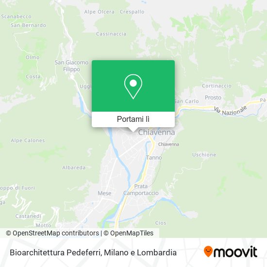 Mappa Bioarchitettura Pedeferri