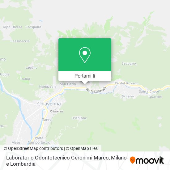 Mappa Laboratorio Odontotecnico Geronimi Marco