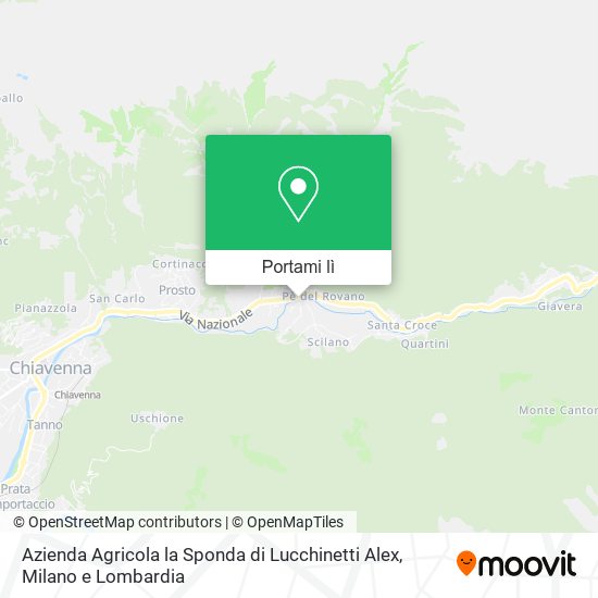 Mappa Azienda Agricola la Sponda di Lucchinetti Alex