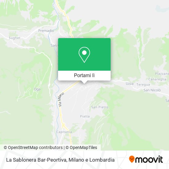 Mappa La Sablonera Bar-Peortiva
