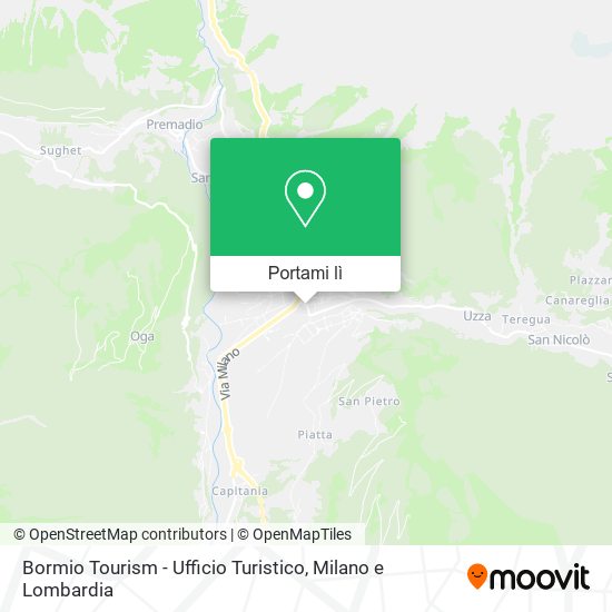 Mappa Bormio Tourism - Ufficio Turistico