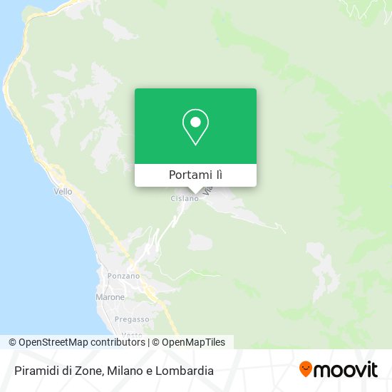 Mappa Piramidi di Zone