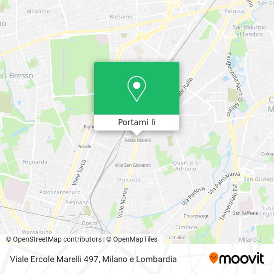 Mappa Viale Ercole Marelli 497
