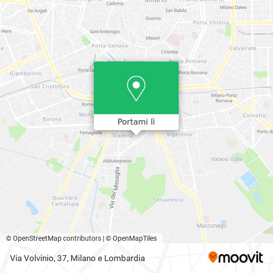 Mappa Via Volvinio, 37