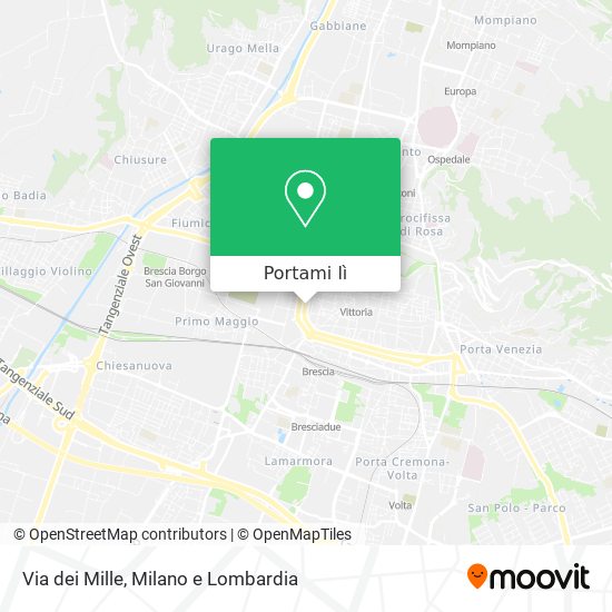 Mappa Via dei Mille
