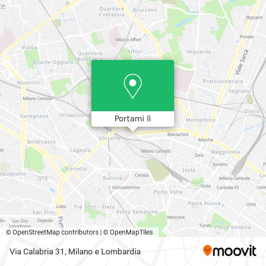 Mappa Via Calabria 31