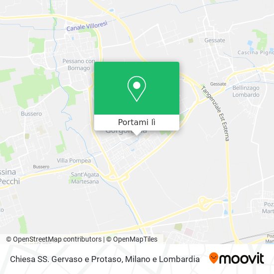 Mappa Chiesa SS. Gervaso e Protaso