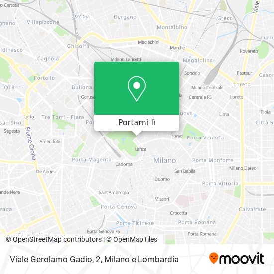 Mappa Viale Gerolamo Gadio, 2