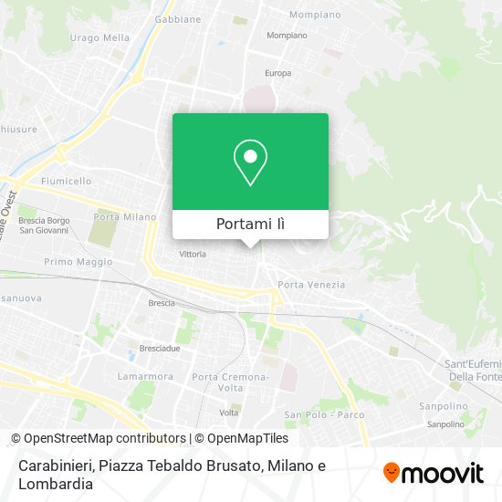 Mappa Carabinieri, Piazza Tebaldo Brusato