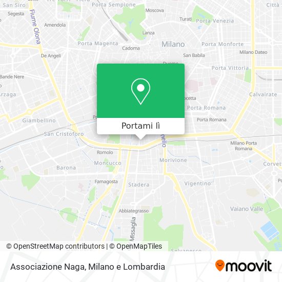 Mappa Associazione Naga