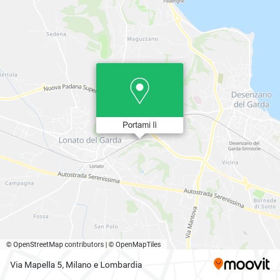 Mappa Via Mapella  5