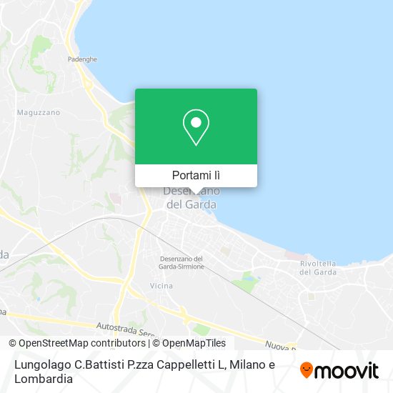 Mappa Lungolago C.Battisti P.zza Cappelletti L