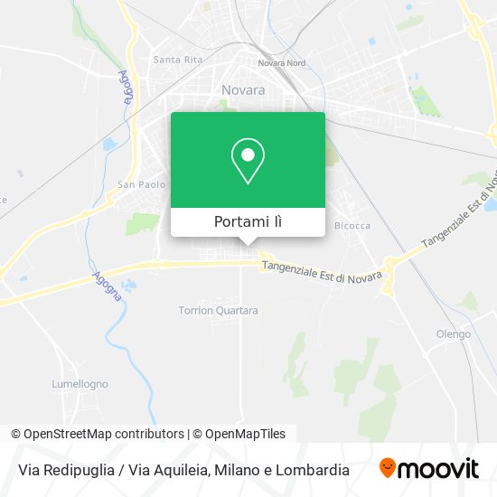 Mappa Via Redipuglia / Via Aquileia