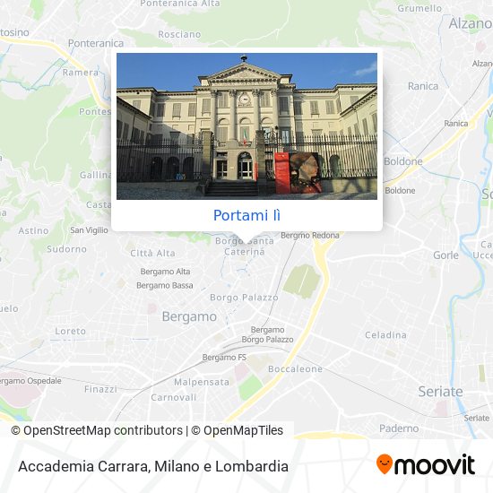 Mappa Accademia Carrara