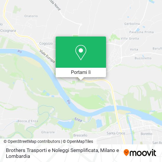 Mappa Brothers Trasporti e Noleggi Semplificata