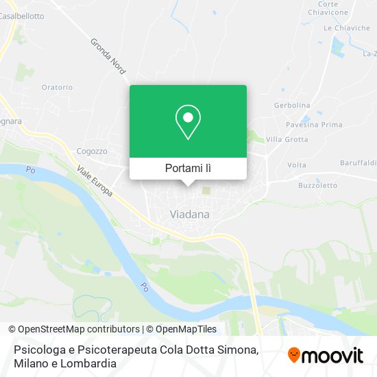 Mappa Psicologa e Psicoterapeuta Cola Dotta Simona