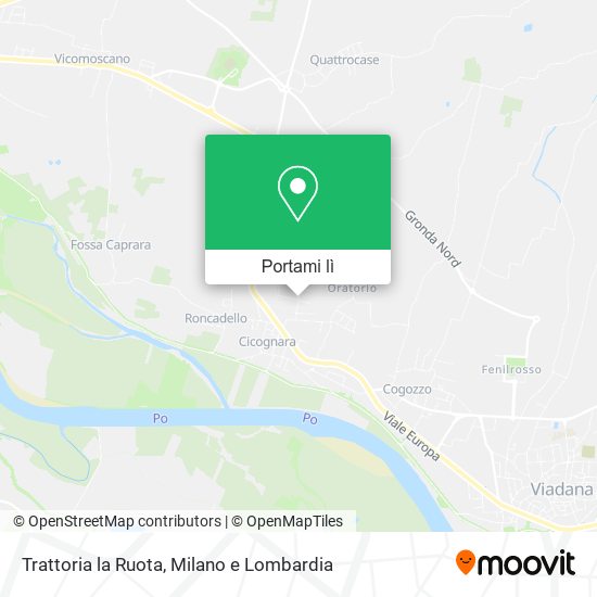 Mappa Trattoria la Ruota